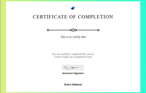 Course Certificate